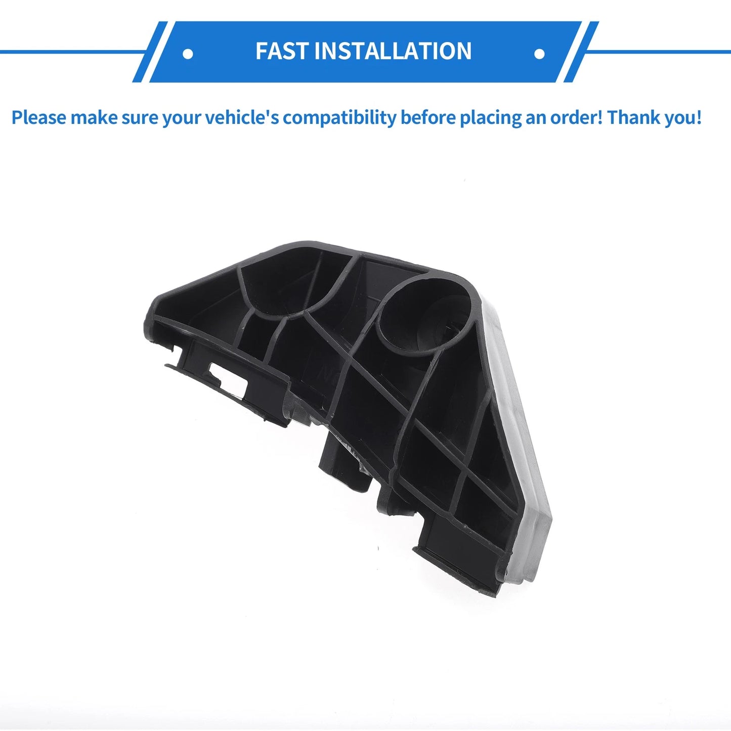 Left Rear Bumper Retainer Bracket for Toyota Corolla (2009-2011)