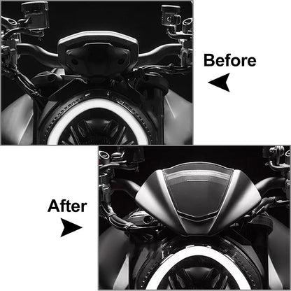 Matte Black Windshield with Bracket for Ducati Monster 950 937 (2021-2022)