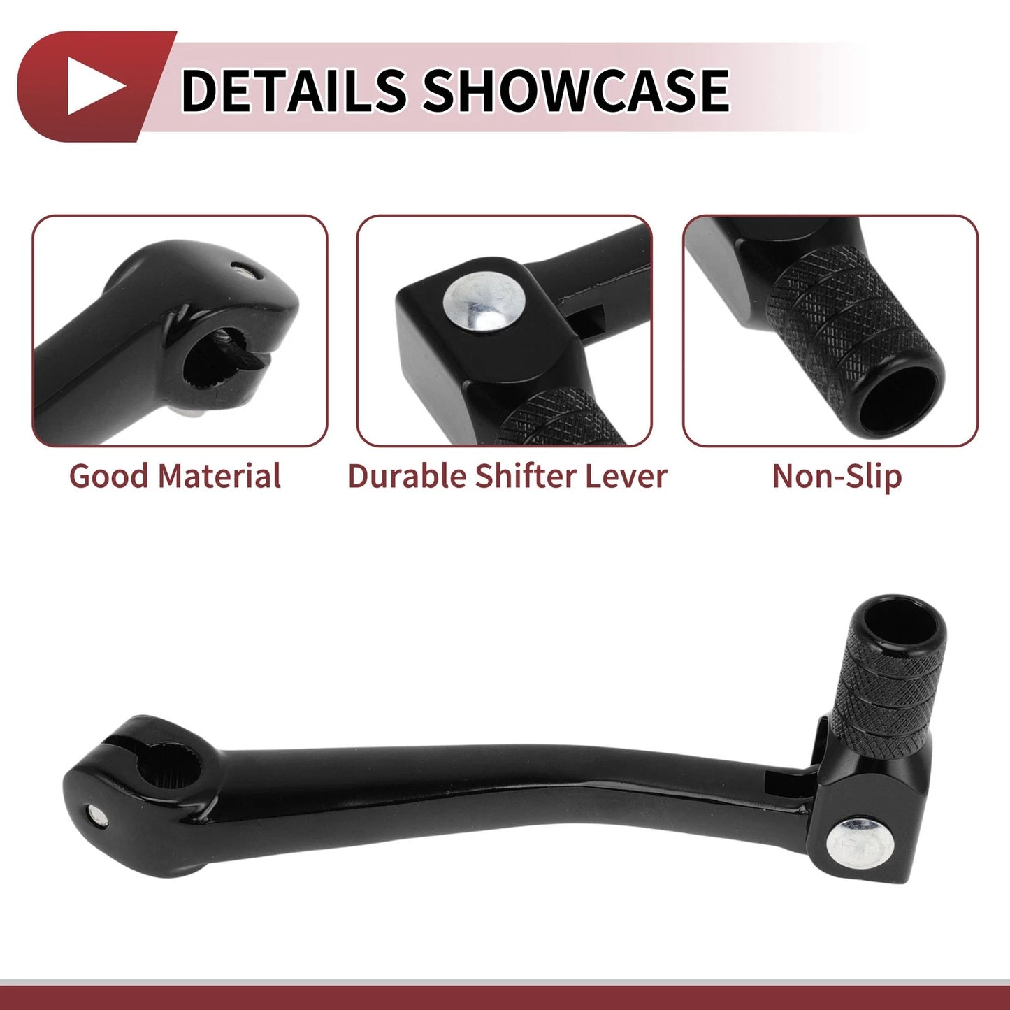 Folding Shifter Lever Black for Honda XR50