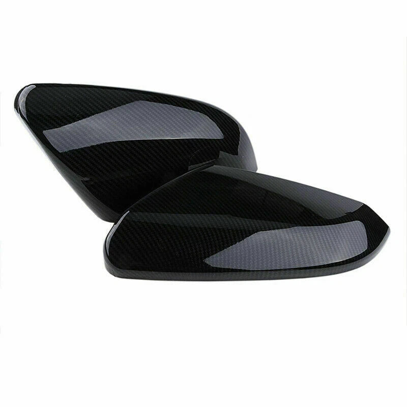Carbon Fiber Black Door Side Rearview Mirror Covers for Honda Civic (2016-2021)