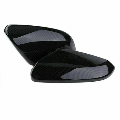 Carbon Fiber Black Door Side Rearview Mirror Covers for Honda Civic (2016-2021)
