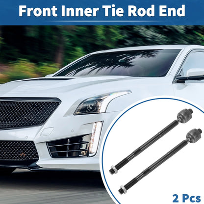 2x Front Inner Tie Rod End Links for Buick LaCrosse (2010–2016)