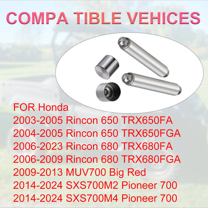 Camshaft Push Rods w/ 2 Buckets for Honda Rincon 650/680, Big Red 700, Pioneer 700