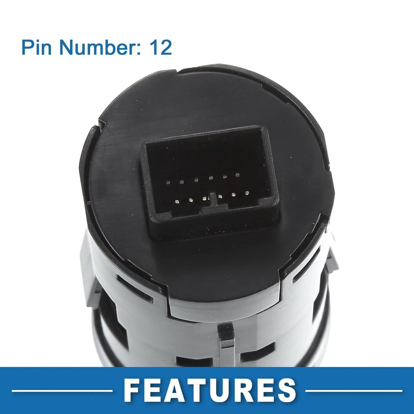 Engine Start Stop Switch Button for Honda Fit (2015-2018) Silver Tone
