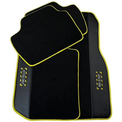 Black Floor Mats for BMW M5 E39 with Carbon (1998-2003) | AutoWin