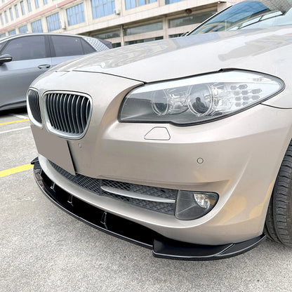 Bumper Lip Splitter for BMW 5 Series F10 (2011-2014) Gloss Black