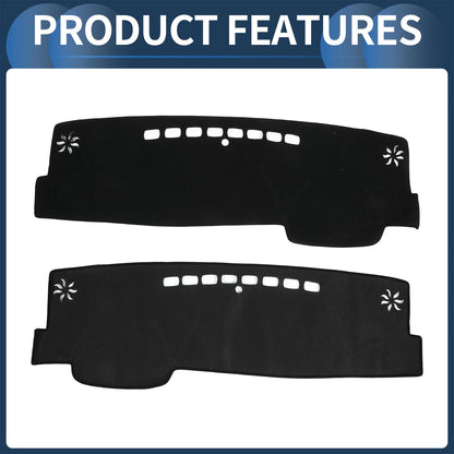 Dashboard Dash Cover Mat for Toyota Camry XV70 Series Black (2018-2023)
