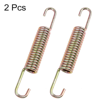 2 x 13.5cm Length Motorcycle Main Bracket Kickstand Return Spring for BM150
