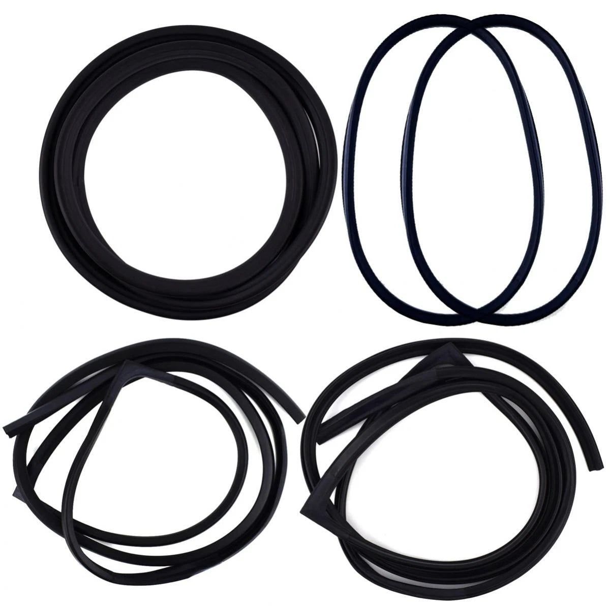 Windshield F+R Door Rubber Set 5 Fits Toyota Land Cruiser FJ40 SUV 1976-84 D05
