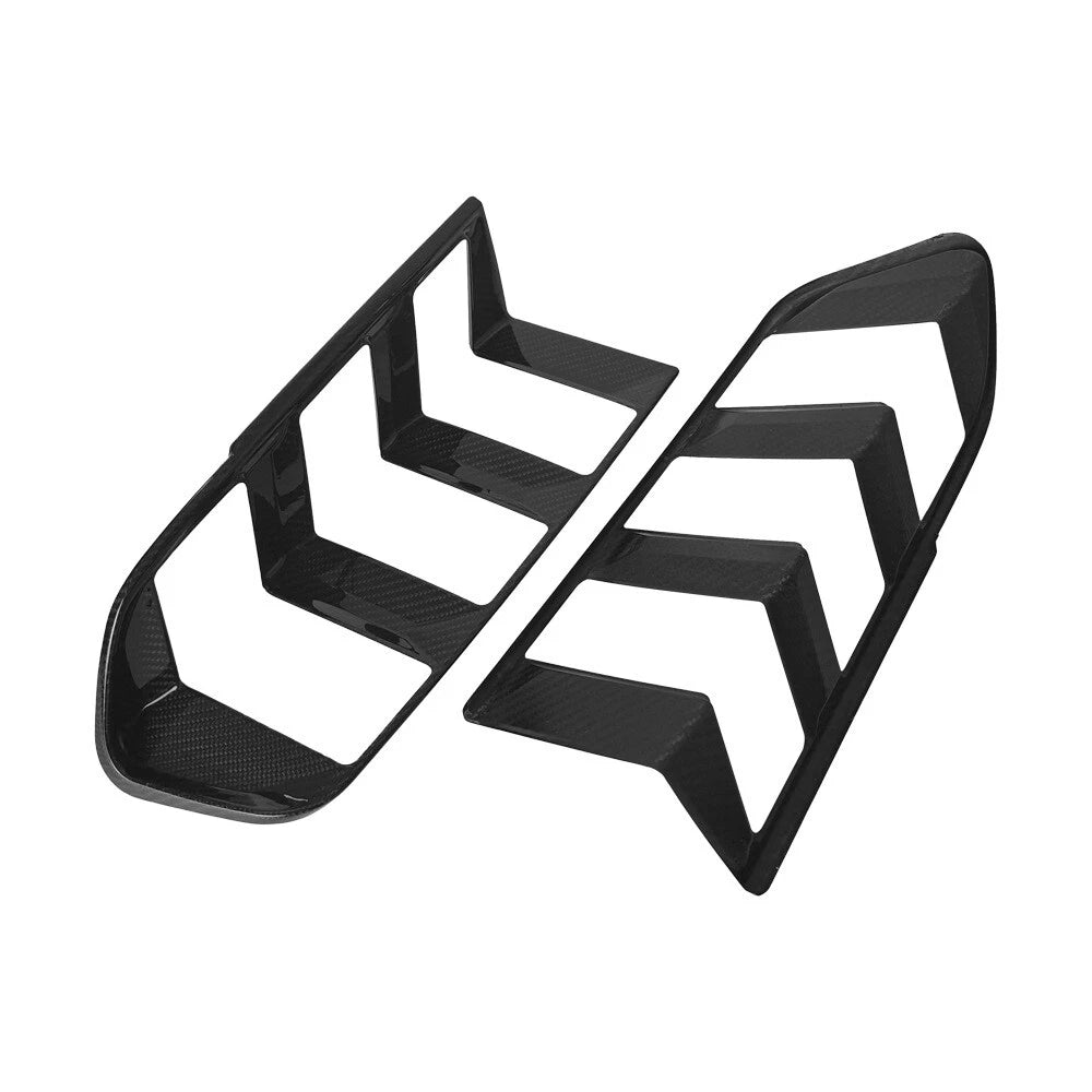 Real Carbon Fiber Tail Light Lamp Cover Trim for Ford Mustang Dark Horse 2024+
