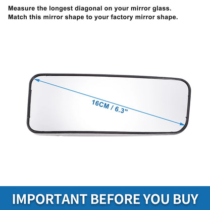 Right Lower Side Mirror Glass Replacement for VW CRAFTER, MERCEDES (2006-2017)