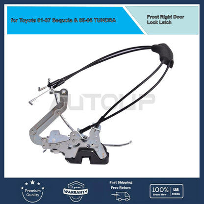 Front Right Door Lock Latch Assembly for Toyota Sequoia & Tundra (2001–2007)
