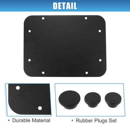 Tailgate Vent Spare Tire Carrier Delete Plate for Jeep Wrangler JK (2007-2018)