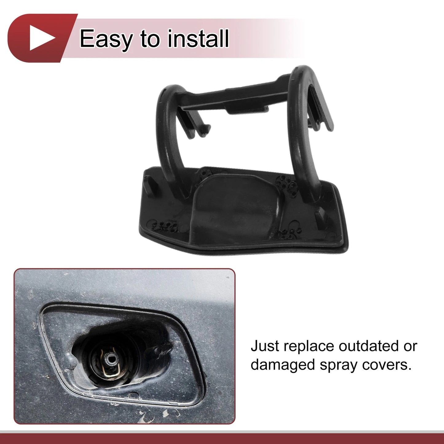 Front Left Bumper Trim Nozzle Cover for Mercedes-Benz CLA250 (2014-2019)