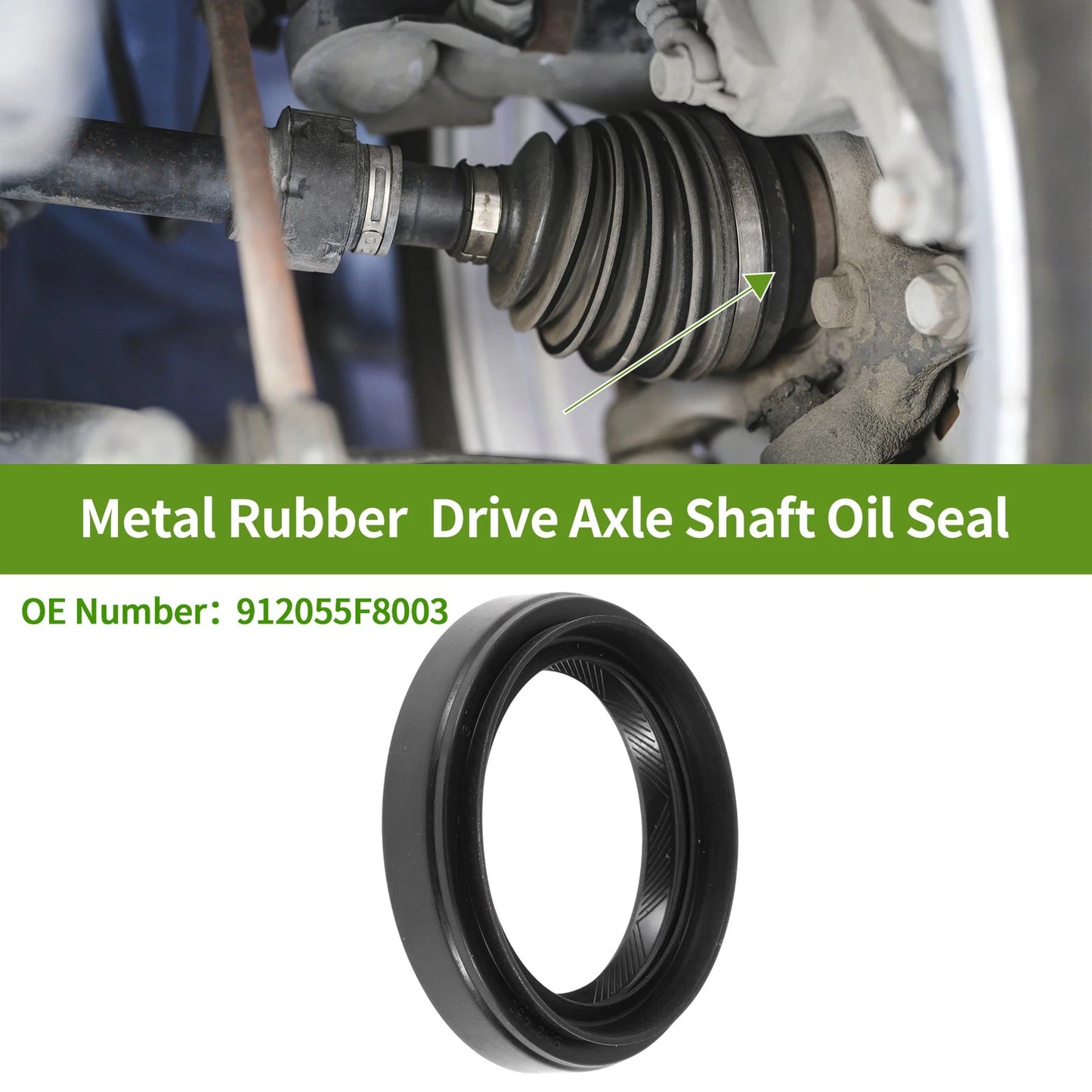 Front Left Drive Axle Shaft Oil Seal for Honda Pilot (2003-2015)