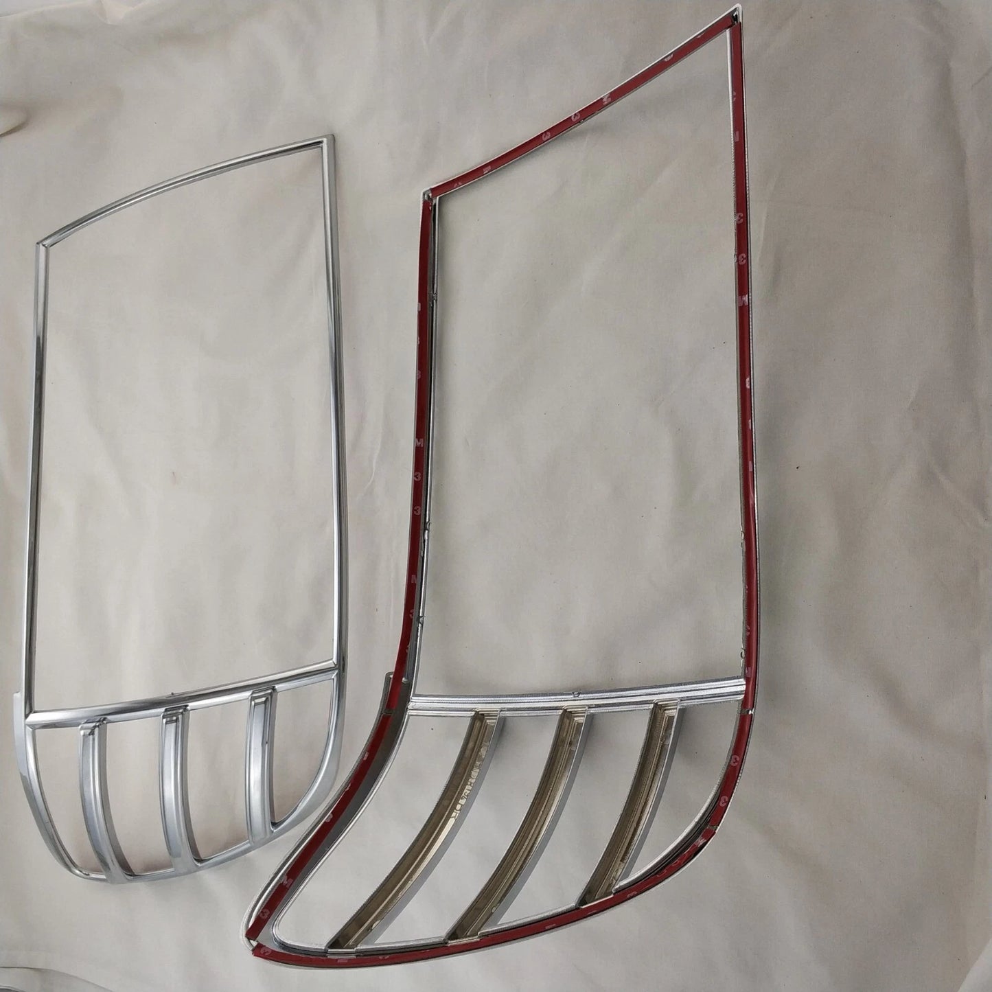 Chrome Front Light Lamp Cover Trim for Toyota Land Cruiser LC100 (2006-2007) 2 x