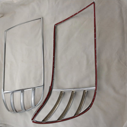 Chrome Front Light Lamp Cover Trim for Toyota Land Cruiser LC100 (2006-2007) 2 x