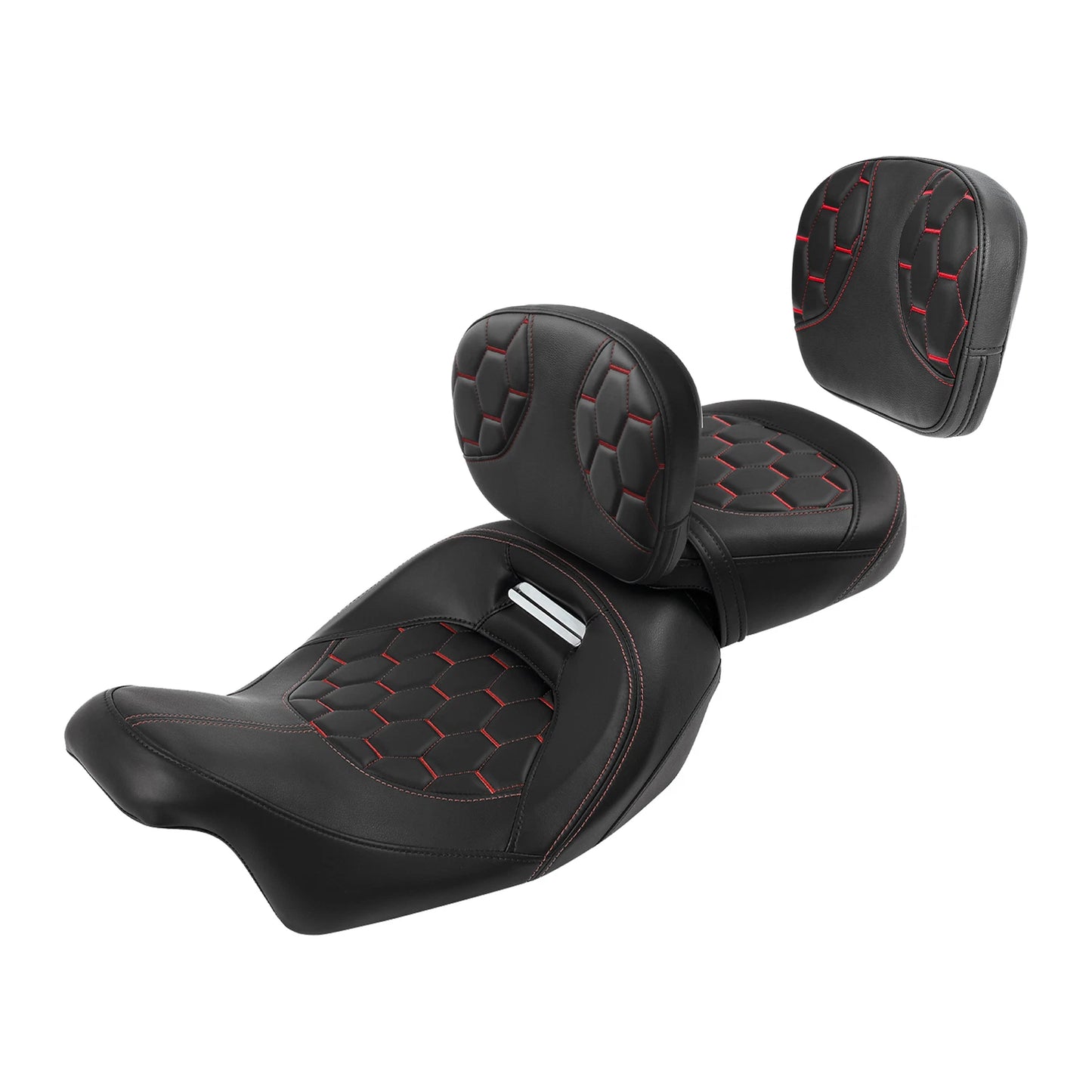 Driver & Passenger Seats with Backrest for Harley CVO Road Street Glide (09-23)