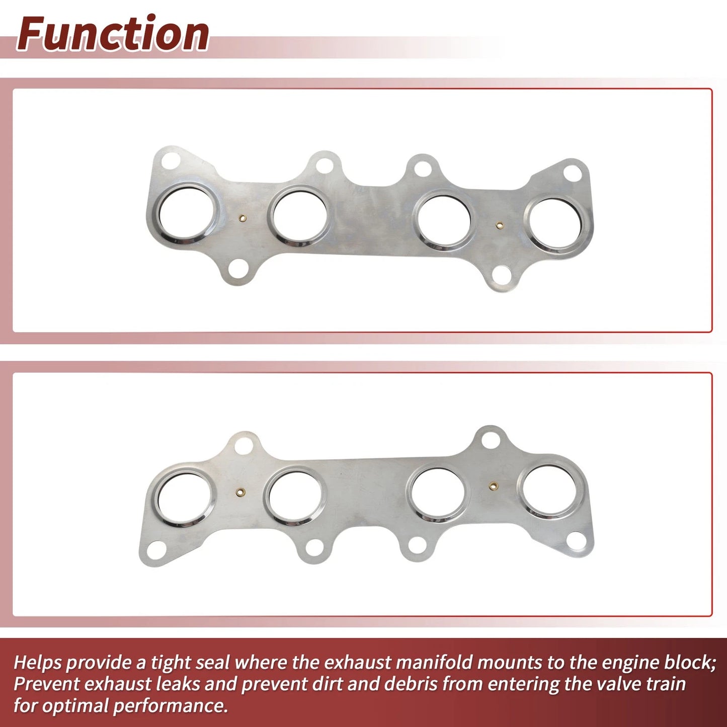 Exhaust Manifold Header Gasket for Toyota Corolla (1992-2000)