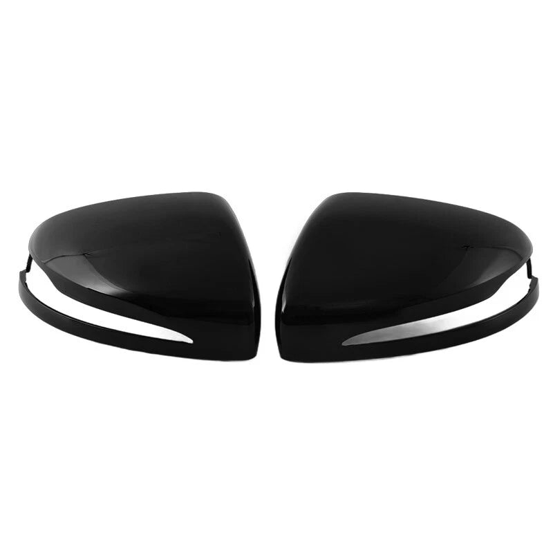Glossy Black Side Mirror Covers for Mercedes-Benz X167 W167 W464 (2019-2023)