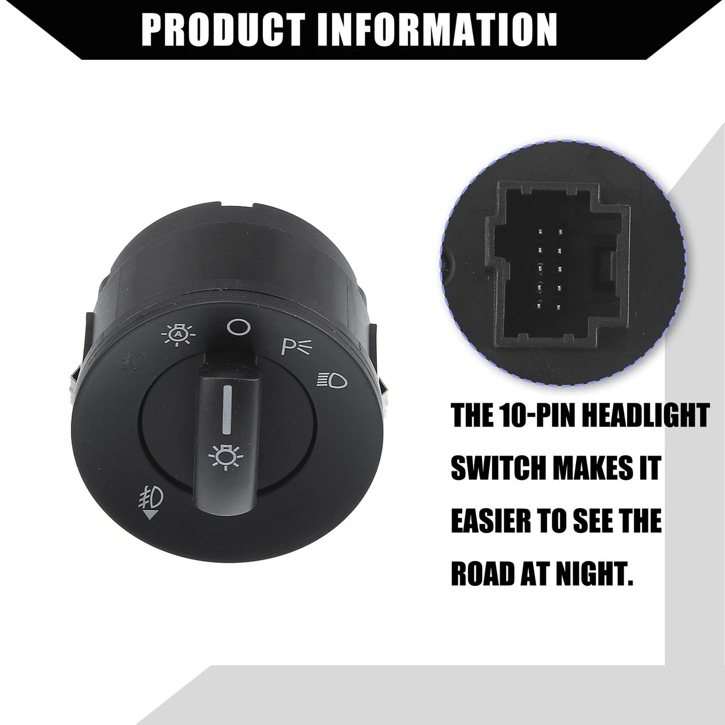 Headlight Switch for Ford Edge, F-250, F-350 (2007-2010)