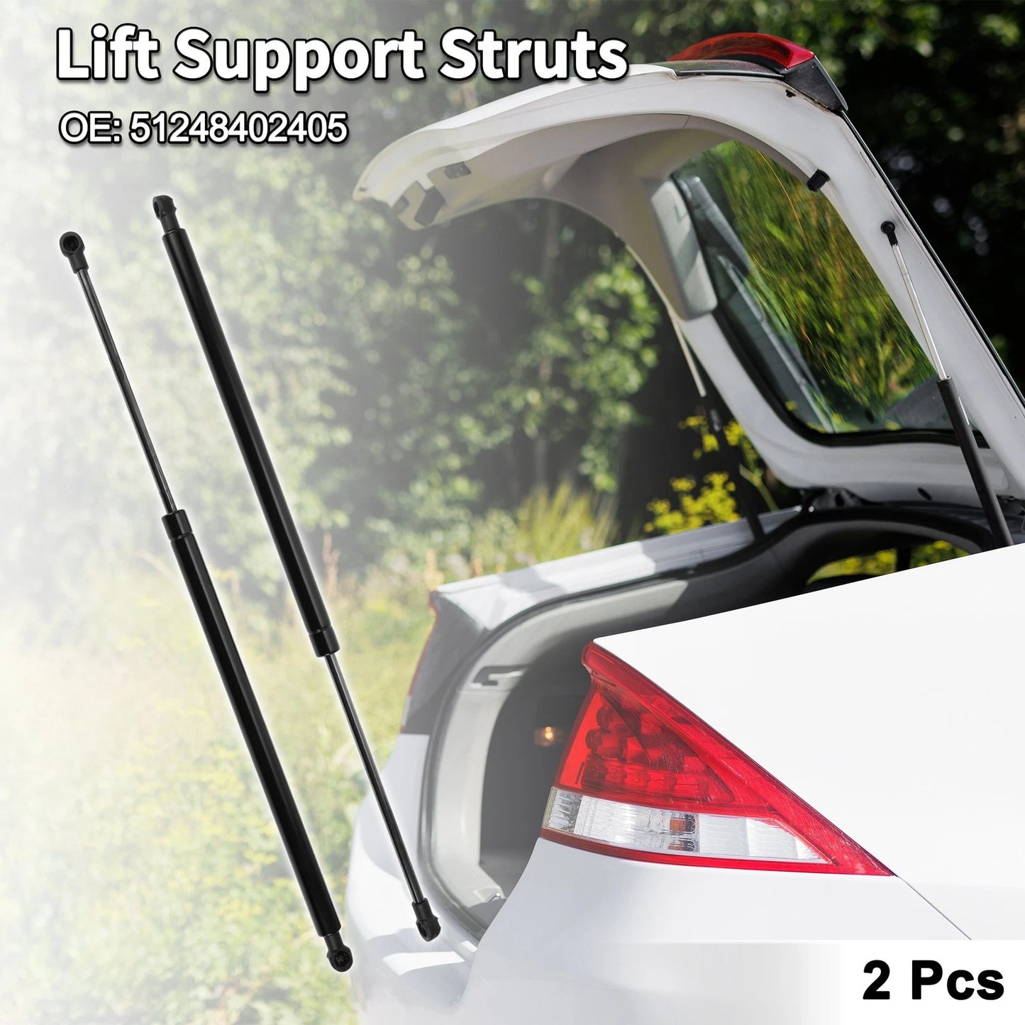 Rear Hatch Lift Supports for BMW E53 X5 SUV (2000-2006) - 2 x Struts