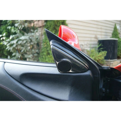 Real Carbon A Pillar Speaker Tweeter Cover Replace for Ferrari 360 Spider Modena