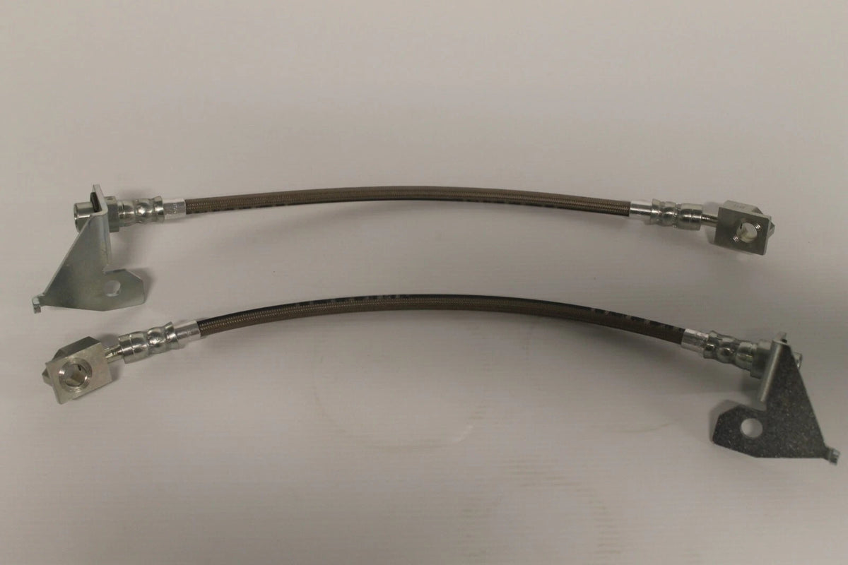 Braided Front Brake Hose Set for Ford Falcon (Late XB-XC, XD-XE-XF)