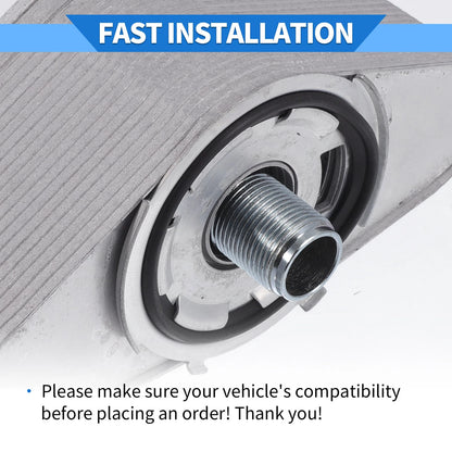 Engine Oil Cooler for Ford F-150 2011-2023 with Bolt