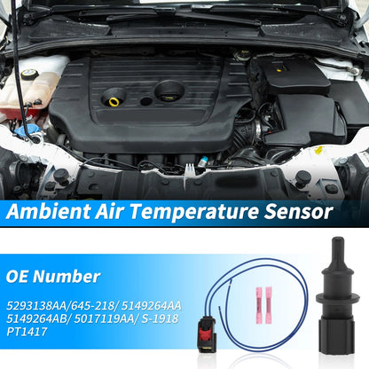 Ambient Air Temperature Sensor with Connector Pigtail Plug