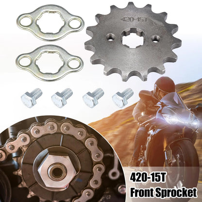 15T 17mm Motorcycle Front Sprocket for Honda