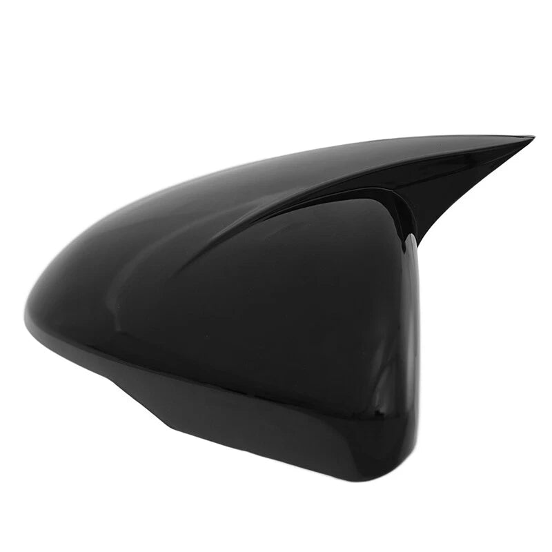 Gloss Black Horn Style Side Mirror Cover for KIA K5 Optima (2016-2020)