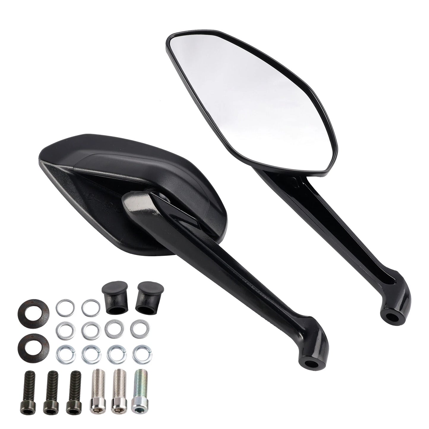 Mirrors Pair for Ducati Streetfighter V2 V4 S SP SP2 Monster 797 821 937 1200 (2020-2023)
