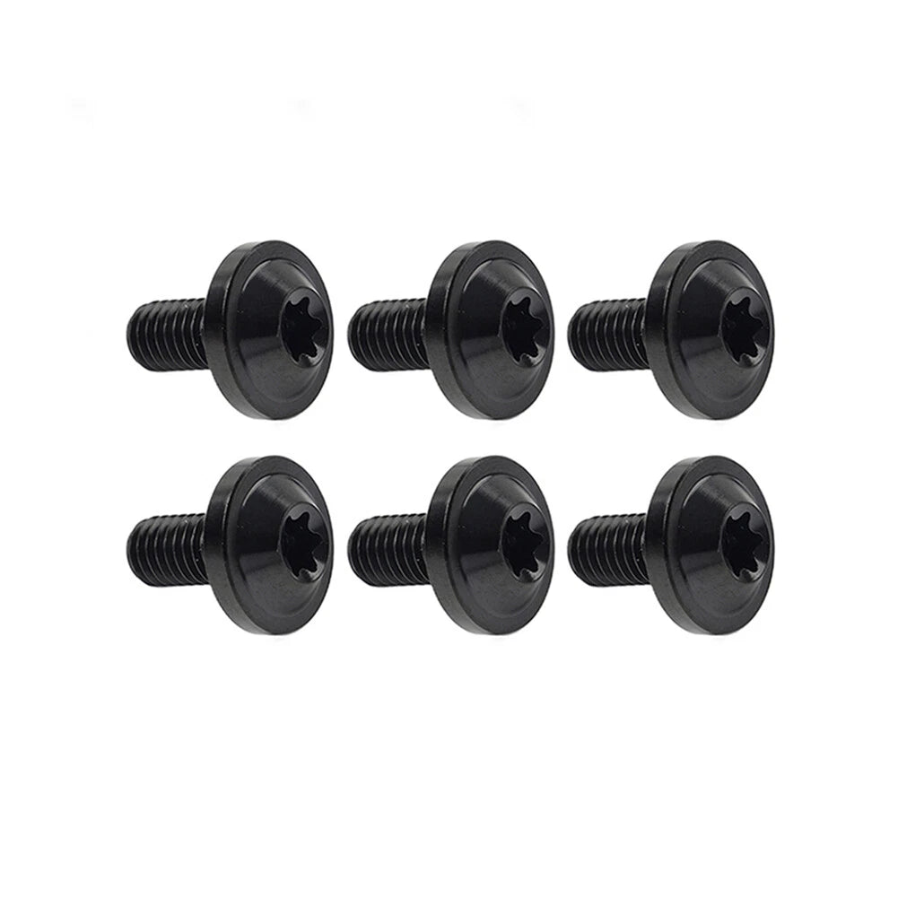 6 x Titanium Alloy Bolts M6x25mm for Motorcycle - Truss Torx Head Screws