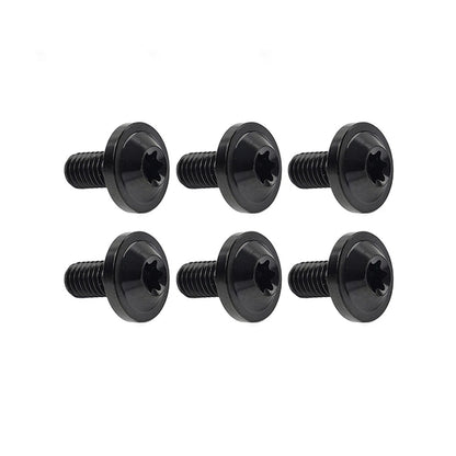 6 x Titanium Alloy Bolts M6x25mm for Motorcycle - Truss Torx Head Screws