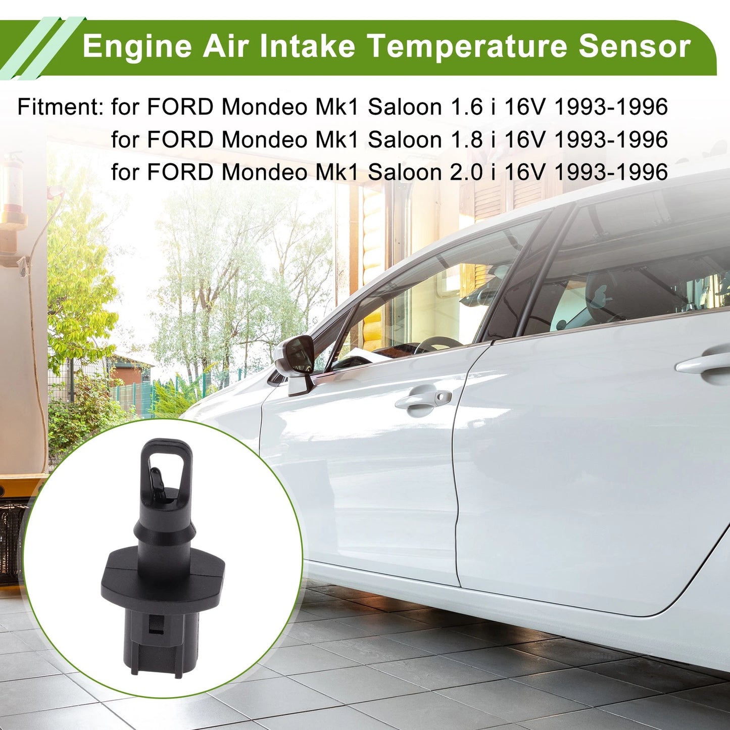Air Charge Temperature Sensor for Ford Mondeo Mk1 Saloon 1.6 (1993-1996)