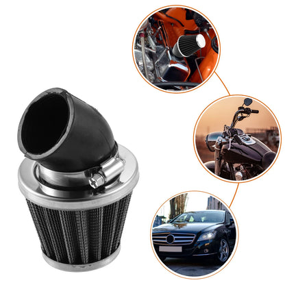 Universal Air Filter 38mm Elbow Conical Round Tapered for Motorcycle
