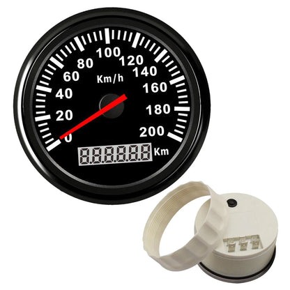 85mm 200km/h Speedometer Digital Odometer for Car Truck Motorcycle