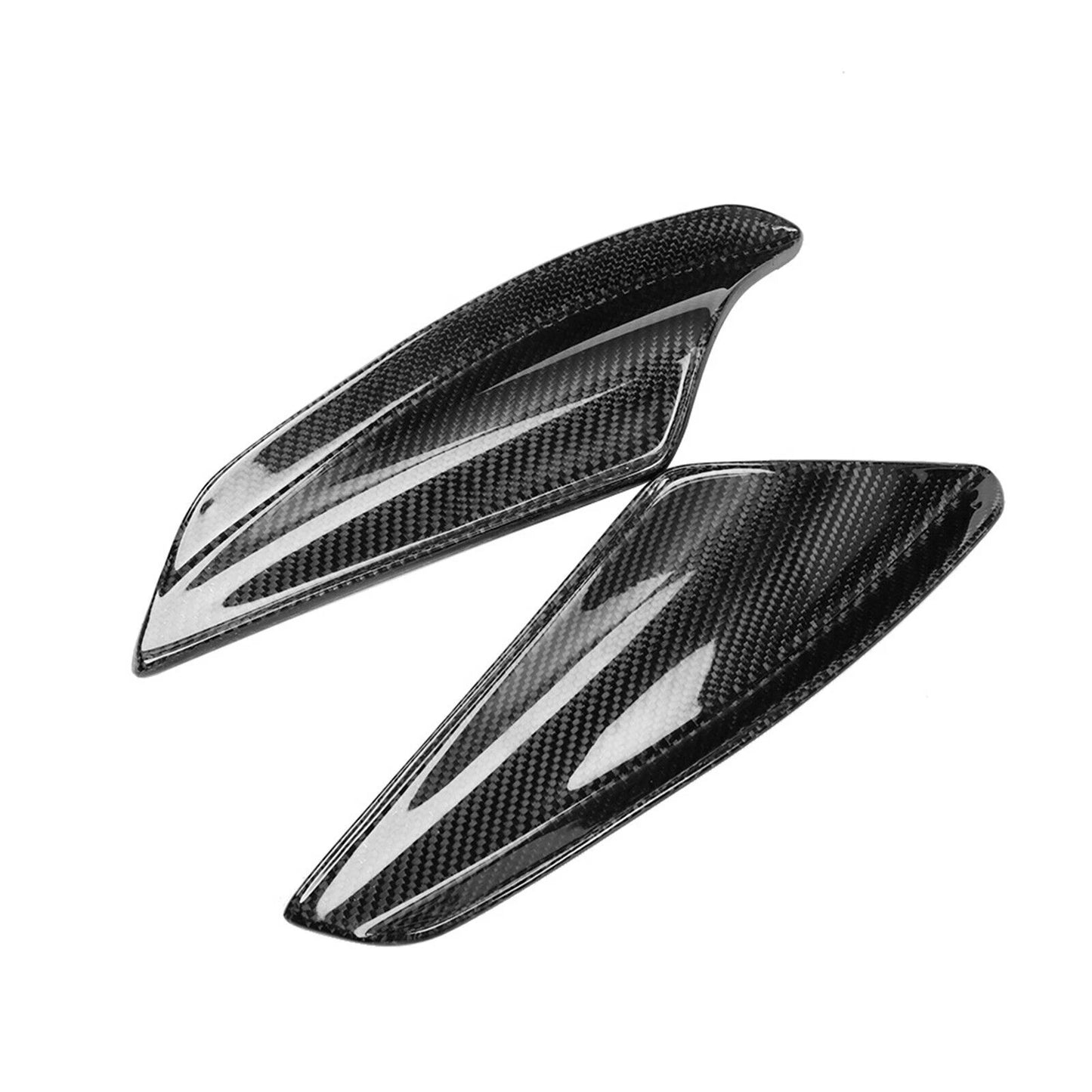 Carbon Fiber Front Side Air Vent Trim Cover for Mitsubishi Evolution X (2008-2015)