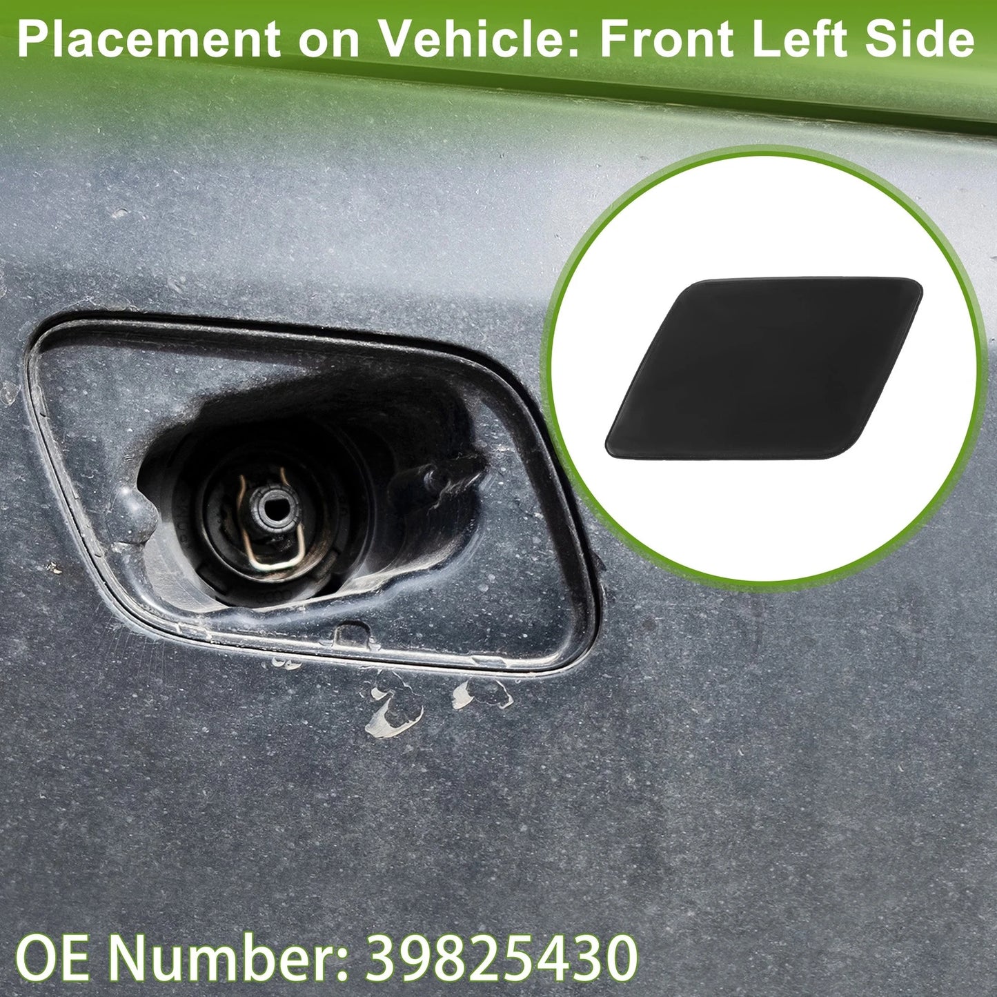 Front Left Washer Nozzle Cover for Volvo XC90 2016-2020