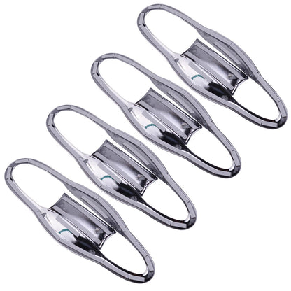 8pcs ABS Outside Door Handle Bowl Cover Trim for Jeep Cherokee (2014-2019)