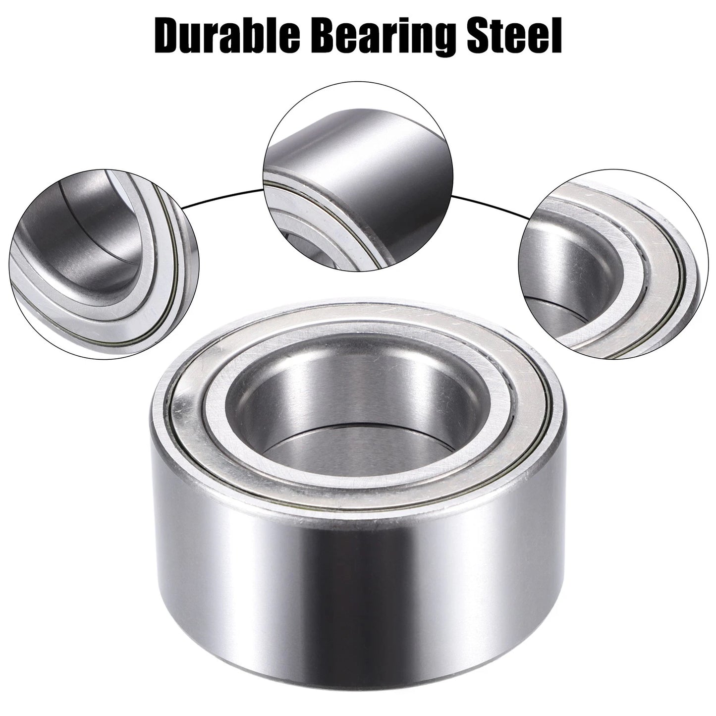 Rear Left & Right Wheel Bearing for BMW 128i Silver Tone (2008-2013)