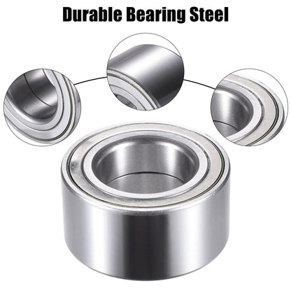 Rear Left & Right Wheel Bearing for BMW 128i Silver Tone (2008-2013)
