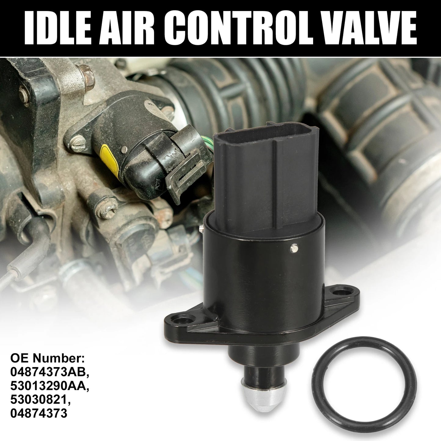 Idle Air Control Valve for Jeep Wrangler 2.4L 2.5L 4.0L (2000-2004)