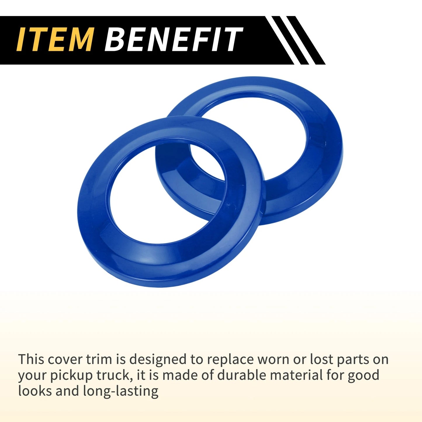 A Pillar Speaker Ring Cover Trim for Jeep Wrangler JK (2007-2014) Blue