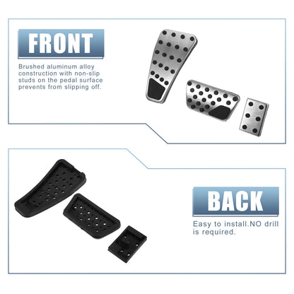Accelerator Pedal & Brake Pedal Cover Set for Dodge Ram (2011 - 2018)
