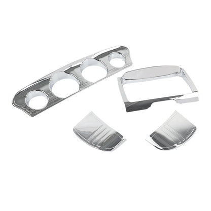 Tri Line Gauge Stereo Accent Trim Cover for Harley Touring Electra Street Glide (2014-2023)