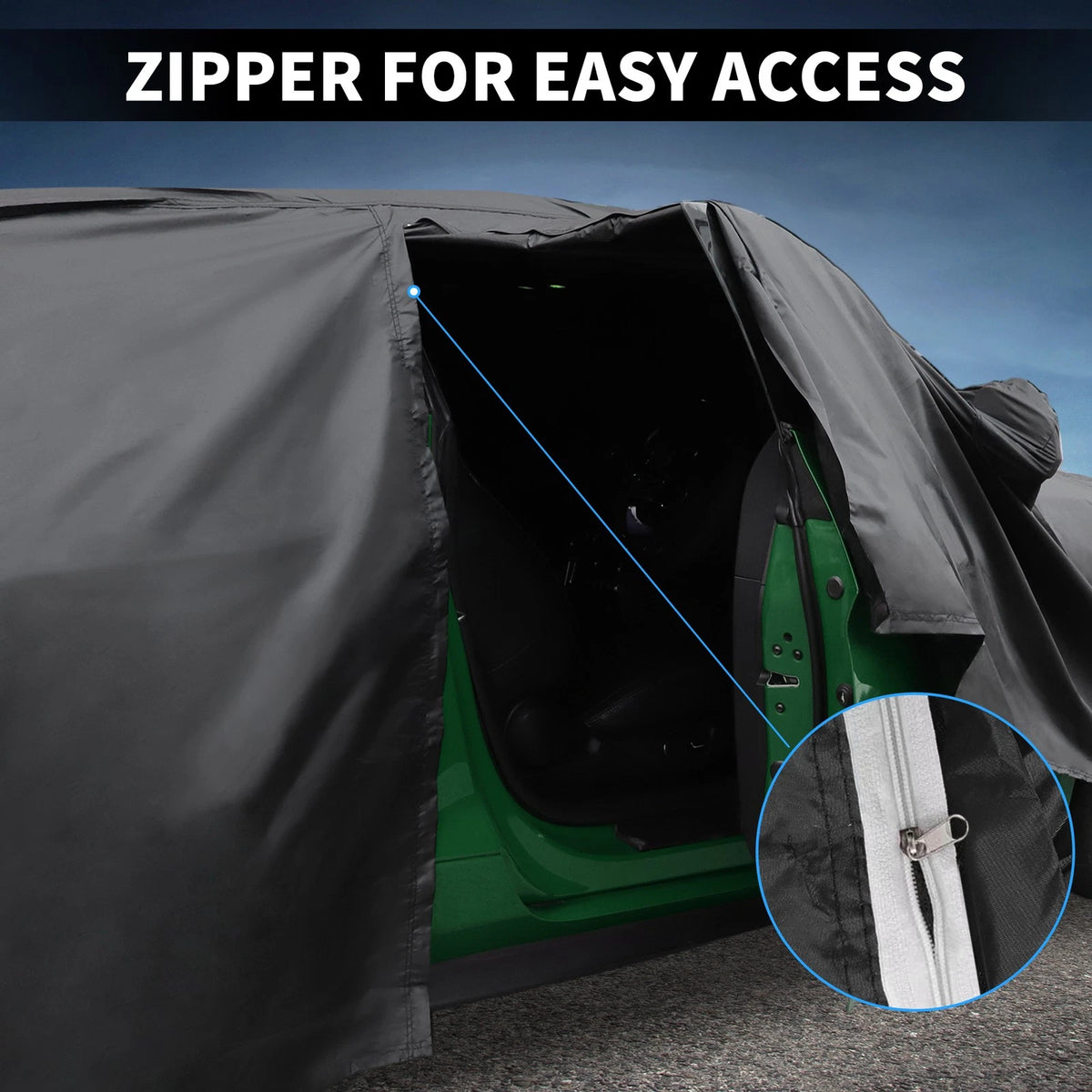 Waterproof Car Cover for Mini Cooper 2013-2024 with Zipper