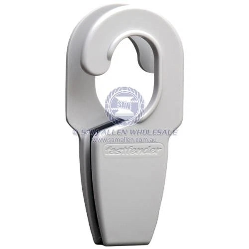 Boat Fender Clip Fastfender for 32mm Rails - Marine Light Grey
