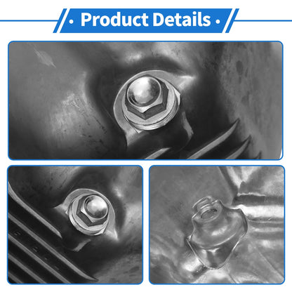 Engine Oil Pan for Honda Accord (1998-2002) - 1 x Steel Silver Tone
